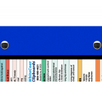 WhiteCoat Clipboard® Trifold - Blue Physical Therapy Edition
